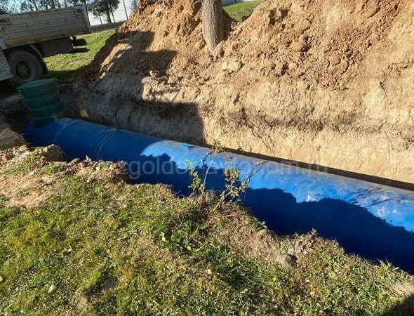 Газгольдер для дома в Домодедово с земляными работами