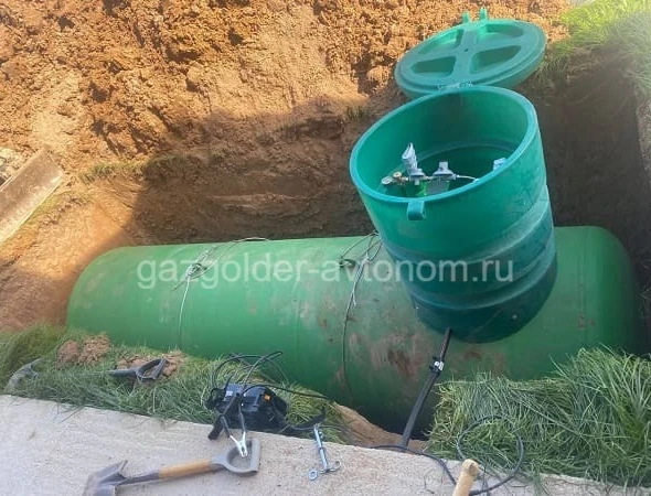 Подземный газгольдер Спецгаз в Домодедово под ключ для частного дома