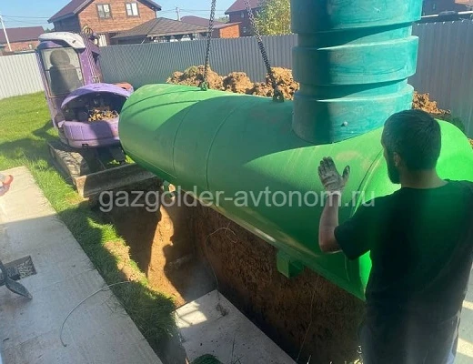 Преимущества монтажа подземных газгольдеров в Домодедово