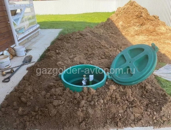 Подземный газгольдер в Домодедово под ключ для частного дома